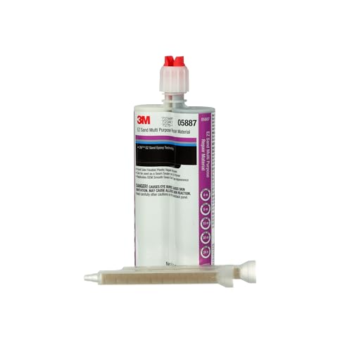 3M EZ Sand Multi Purpose Repair Material, 05887, Ready-To-Use, Two-Part Epoxy Finishing Adhesive, 200 mL/6.75 fl oz Cartridge
