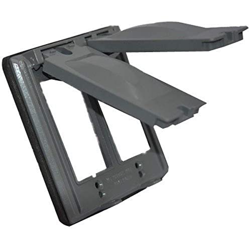 Image of Morris 38921 Electrical Weatherproof Cover, 2-Pack, Grey, 2 Each