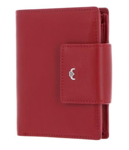 Porte-monnaie Golden Head Dublin en cuir rouge avec blocage RFID pour homme exigeant