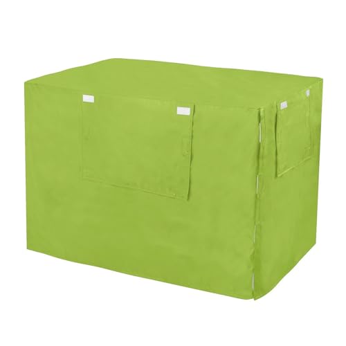 YANENDIE Lime Green Dog Crate Cover for 42-inch Wire Cage