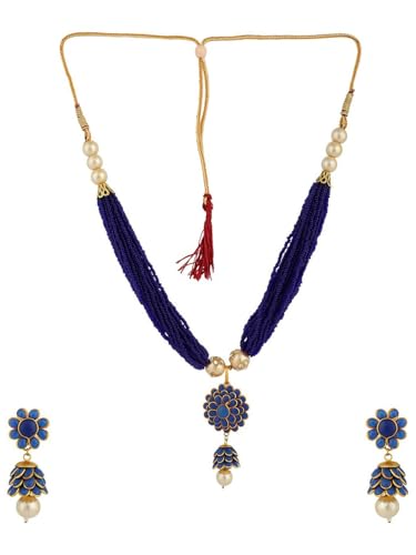 Juego de joyas de perlas DMZ-1644 para evitar alergias con latón chapado en oro S
