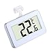 Balacoo 2Pcs Aquarium Temperature Alarm Betta Fish Digital Aquarium Fish Tank Aquarium Accessory Tank Digital Tank Outdoor Temperature Gauge Thermometer Freezer White