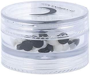 Sabrina Art Decorative Jar White/Black Sizes (737), Único, Standard
