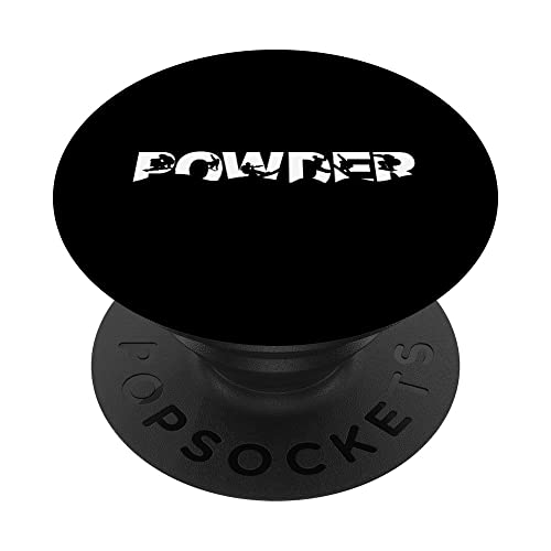 Snowboard T-Shirt Snowboarder Powder Deep Snow PopSockets PopGrip Intercambiabile