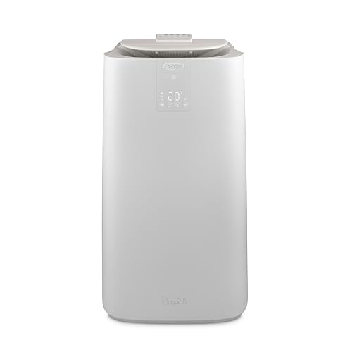 De'Longhi Pinguino GentleJet PAC AP98 mobile Klimaanlage, leise & tragbar, 11.500 BTU/h, für Räume bis zu 100m³, Entfeuchter, R290, A+, 24 H Timer,...