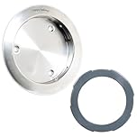 SPARES2GO Bowl Socket + Ring Nut Set for Kenwood KMIX KMX75 KMX750 KMX754 KMX760 KMX761 KMX770 Stand Mixer (4 Lugs)