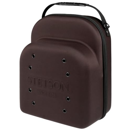 Stetson Cap Carrier Transporttasche Schutz Aufbewahrung Reise-Accessoire Unisex Ganzjährig braun One Size