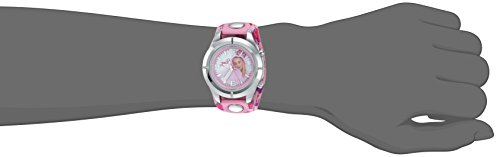 Jojo Siwa Kids' Analog Watch with Silver-Tone Case, Pink Leather Strap, Easy to Buckle - Kids' Watch with JoJo Siwa on the Dial, Safe for Children - Model: JOJ5003 - Thumbnail 3