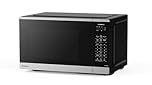Panasonic NNSB42QSC Compact 900 W High Power Microwave Oven, 7 Auto Cook Menus, 0.9 cft. Interior Capacity, Child Lock, Stainless Steel, Black