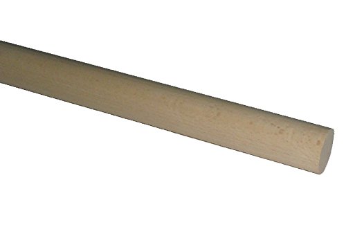 Preisvergleich Produktbild Rundstab Buche 40 mm, 100 cm lang glatt