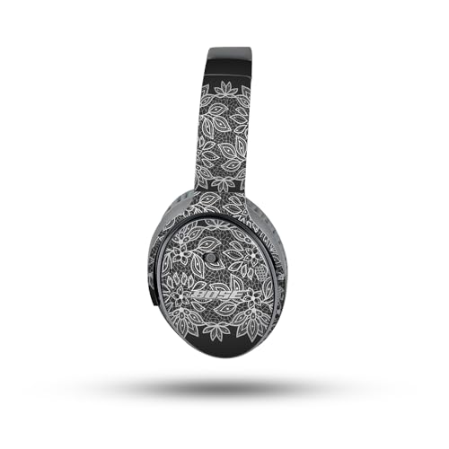 Image of MightySkins Skin Compatible with Bose QuietComfort 35 II Headphones - Floral Lace | Protective, Durable, and Unique Vinyl Decal wrap Cover | Easy to Apply, Remove, and Change Styles