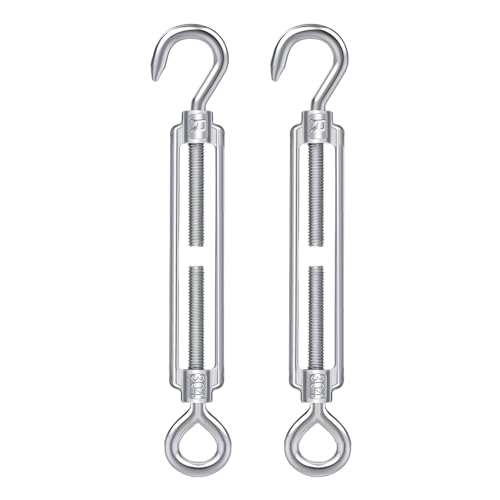 Tendeur de câble réglable M12 en inox 304 haute résistance pour extérieur