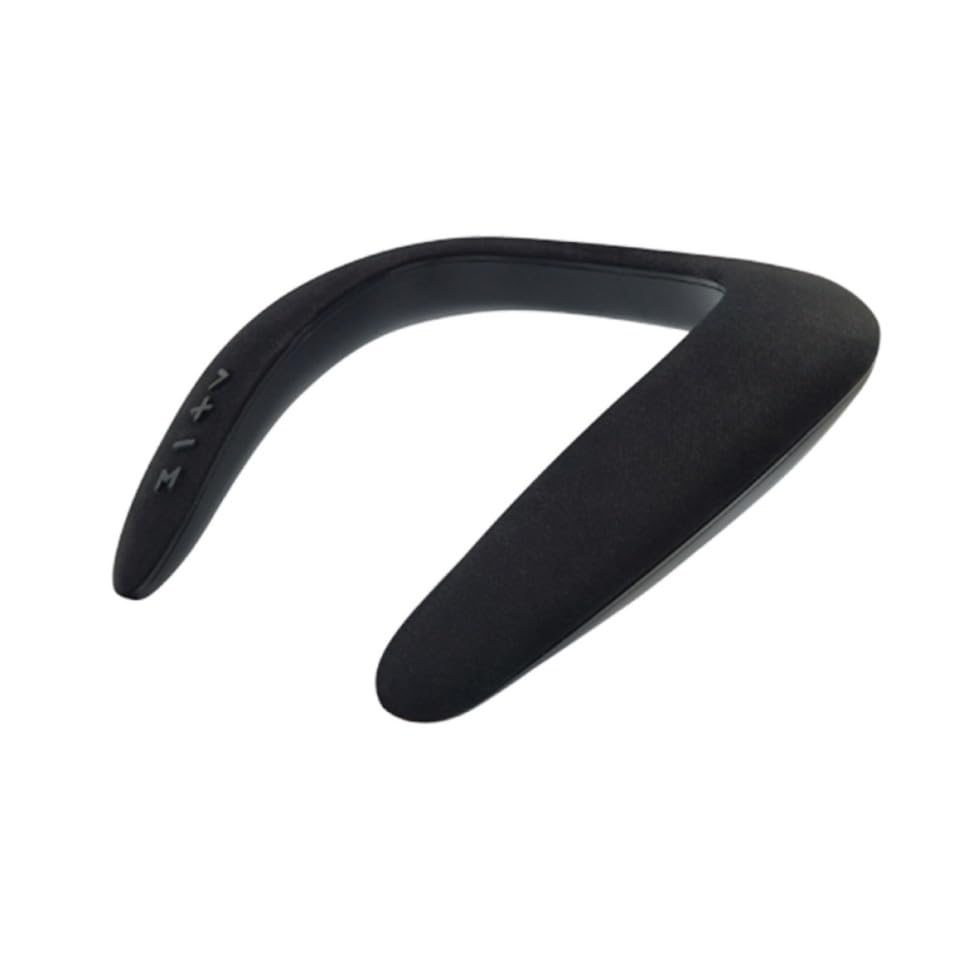 DOITOOL Altavoz inalámbrico para Cuello con micrófono y Forma en U, Ideal para Uso Diario y gimnasios, Sonido estéreo Claro y batería de Larga autonomía