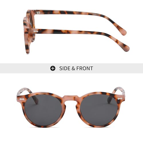 Round Polarized Sunglasses for Man Women UV Protection Trendy Sunglasses Classic Vintage Style Outdoor Wear4