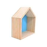 Jedes Holzregal ist mit einer Hardware zur einfachen Montage ausgestattet. Gruppieren Sie sie zusammen oder verwenden Sie sie separat als schwimmende Regale.