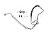 Sunsong - Power Steering Pressure Line Hose Assembly (3404132), Standard