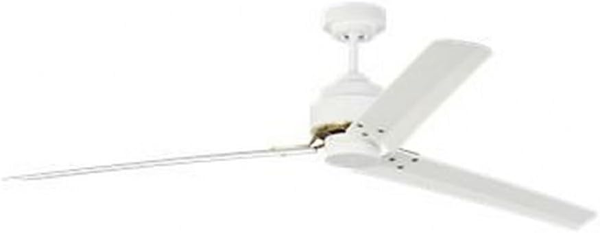 Monte Carlo 3ARR68RZWBBS Arcade 68" Ceiling Fan with Remote, 3 Blades, Matte White