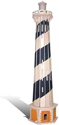 Puzzled 3D Puzzle Lighthouse Set Wood Craft Construction Model Ki...