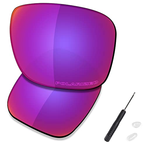 Image of SAUCER Premium Replacement Lenses & H20 Screwdriver & Nose Pieces for Oakley Holbrook Metal OO4123 | UV400 Protection