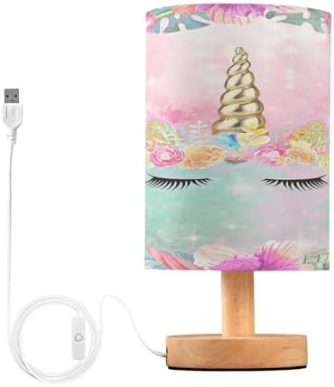Bedside Lamp Unicorn Table Lamp for Bedroom LED Nightstand Lamp S...