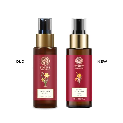 Image of Forest Essentials Fragrant Body Mist Nargis | Aloe Vera juice infused Perfume Spray to keep Skin Scented & Hydrated Through the Day
