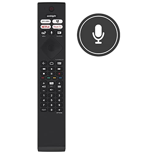 New 398GM10SEPHN0004SY Remote Control Replacement fit for PHILIPS 4K Uhd LED Android TV 398GM10SEPHN0004SY 43PUS8807 50PUS8807 55PUS8807 65PUS8807 75PUS8807 86PUS8807 50PUS8807/12 Remote Controller