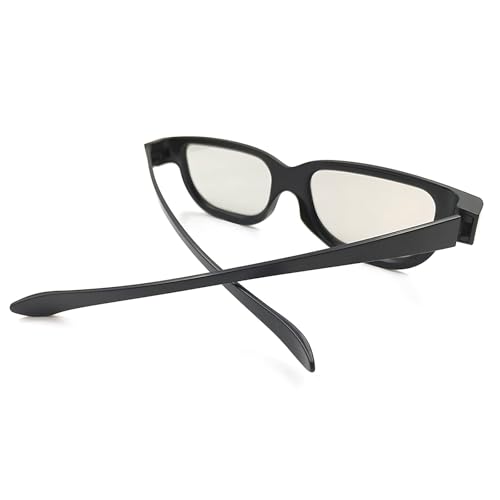 Gafas 3D polarizadas circulares pasivas RealD para cine y proyectores de TV en pack de 10 unidades 2