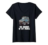 Photo Gallery donna the chariot of my people classic offroad 4x4 design maglietta con collo a v Photo Gallery donna the chariot of my people classic offroad 4x4 design maglietta con collo a v
