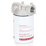 AUIVERED K82584 R18189-30 Fuel Water Separator Filter- 30 Micron Spin-on Fuel Filter - 25 GPM Disel