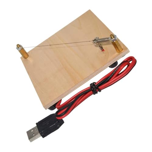 Selladora de bordes de tela con USB y base de madera miniatura 1