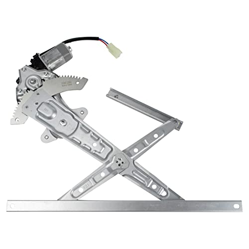 Image of TRQ Rear Driver Side Power Window Motor and Regulator Assembly Power Compatible with 2013-20 Nissan Pathfinder