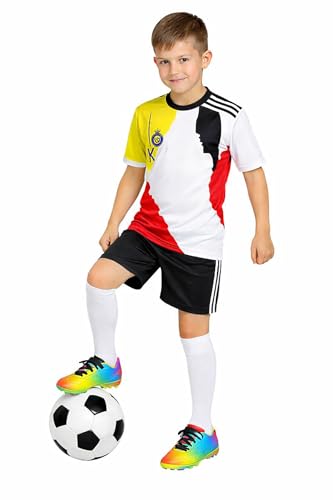 Image of Messi 10 Home Football Jersey T-Shirt((Kid's,Boy's & Men)