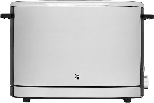 Foto von WMF Lono Toaster 2 Scheiben Edelstahl, Doppelschlitz Toaster für große Toastscheiben mit Brötchenaufsatz, 2 Scheiben, XXL-Toast, 7 Bräunungsstufen, 900 W, edelstahl matt