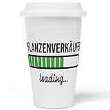 JUNIWORDS To-Go Becher mit Deckel, Pflanzenverkäufer loading (6211021)