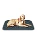 furrybaby Dog Bed Mat Crate Mat with Anti-Slip Bottom Machine Washable Pet Mattress for Dog Sleeping (L 39x28'', Sliver Grey Mat)