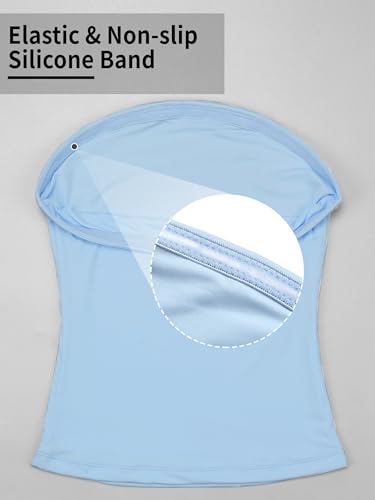 Image of Ibeauti Womens Tube Top Strapless Crop Tops Double Lined Sexy Y2K Going Out Off Shoulder Summer Top