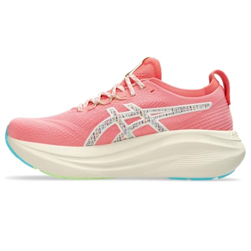 ASICS ASICS Women's Gel-Nimbus 27 Trail Running Shoes, 12, Nature Bathing/Guava