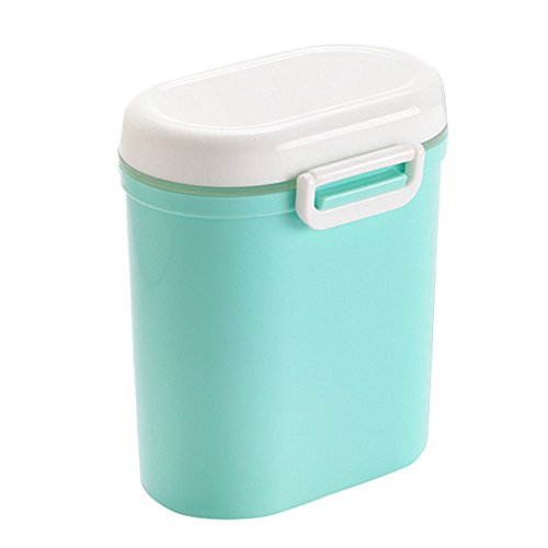 Eizur Baby Milk Powder Container- Portable Formula Dispenser BPA Free Food Snacks Fruit Storage Large Capacity Milk Powder Box for Infant Toddler Children-Suit for Travel Going Out (Green)