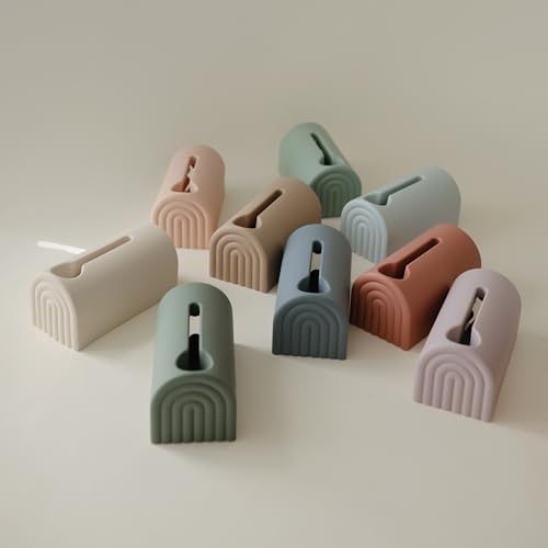 mushie Bath Spout Cover | Soft Silicone Bathtub Faucet Safety Guard for Kids | Universal Fit (Natural)