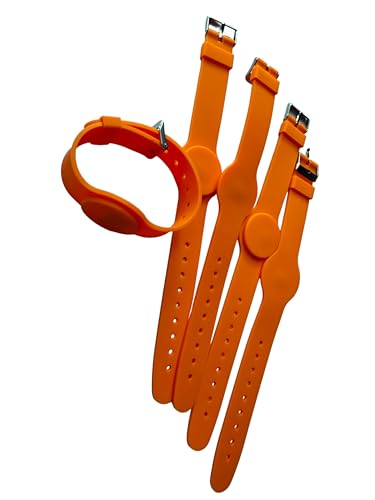 YARONGTECH 13,56 MHz MF1ICS50 RFID pulsera de silicona ajustable naranja ISO/IEC...