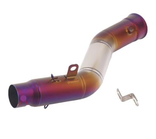 Tuyau d'échappement YZF-R1 résistant corrosion pour remplacer section centrale moto 2009-2014