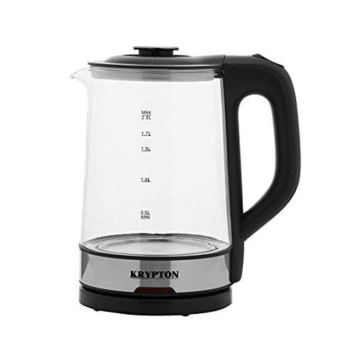 Krypton 1500W Electric Glass Kettle - Boil Dry Protection | Auto ...