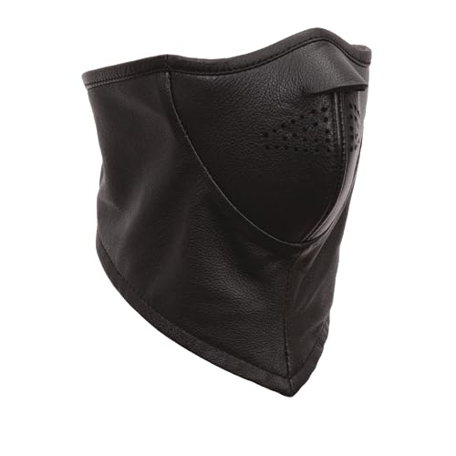 First Mfg Co - Face Mask - Leather - Black - 3X Large