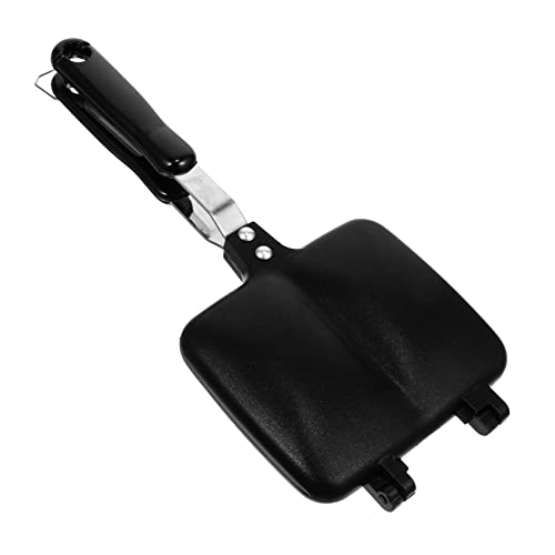 GLEAVI 1pc Nonstick Waffle Maker Dual Sided Heating Ergonomic Handle Easy Clean Kitchen Accessory for Baking Bread and Sandwiches for Home Cooking