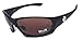 Choppers Mens Motorcycle Padded Goggles Sunglasses CH4873 - Several Colors Available! (Black - Amber Lens)