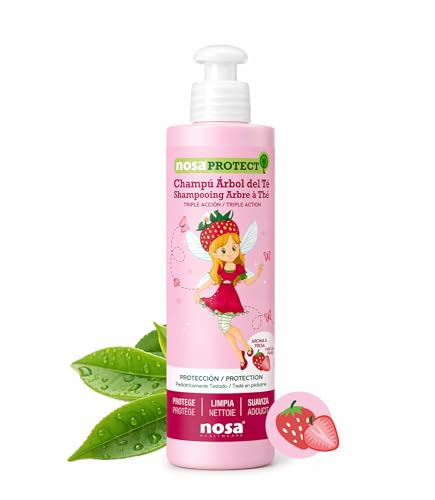 Nosa Champú Protectivo con Árbol del Té, Aroma a Fresa - 250ml