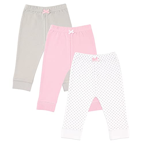 Image of Luvable Friends Baby Cotton Tapered Ankle Pants,