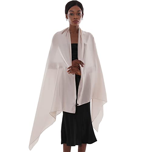 Womens Scarf Pashmina Shawls and Wraps for Evening Dresses Like Chiffon Silk Scarf for Bridal Wedding2