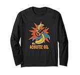 Super Acoustic Anguille Super Hero Cadeau d'anniversaire Fan de musique Manche Longue