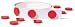 Produktbild Franken ST1305 Magnethaftband (Höhe 35 mm, Länge 5 m, selbstklebend flexibel 10 Magnete) 500 x 3,5 cm, weiß